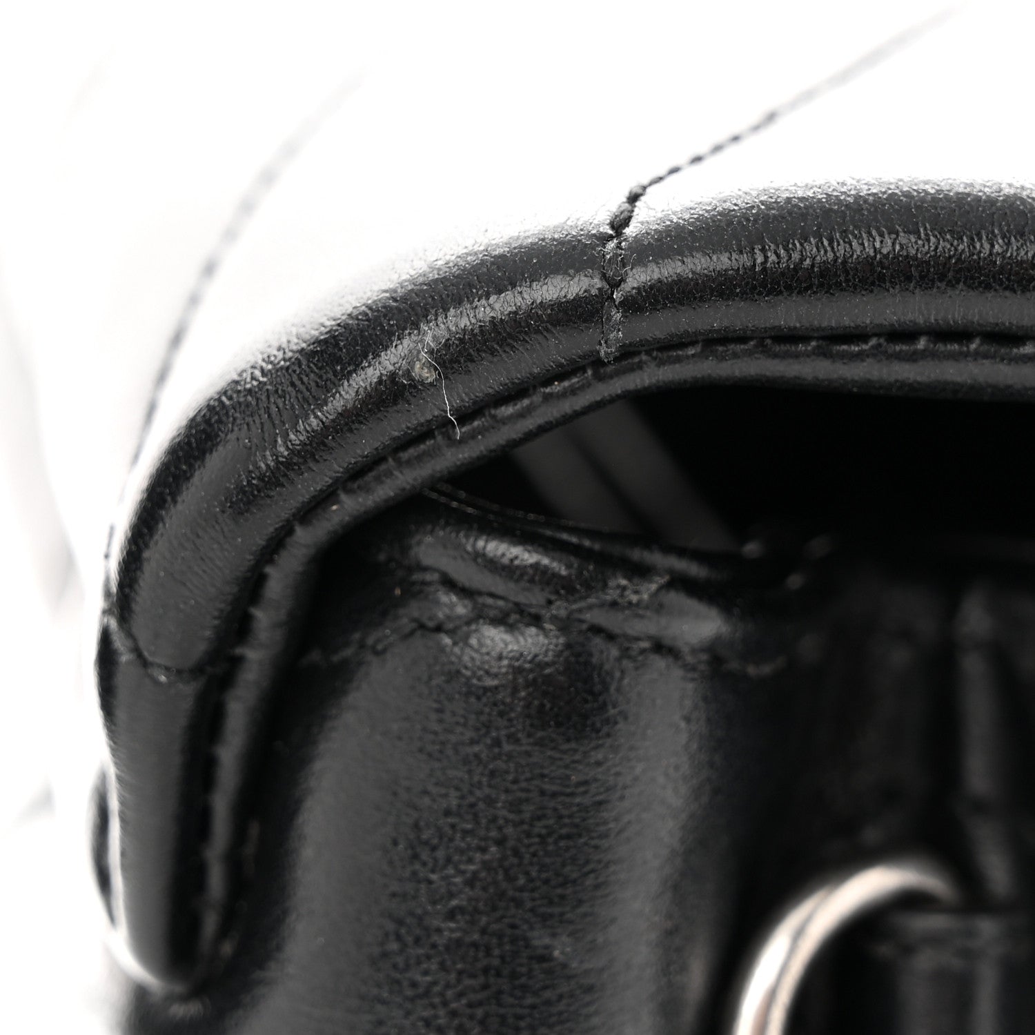Saint Laurent Calfskin Y Quilted Monogram Toy Loulou Crossbody Bag Black 13 of 15