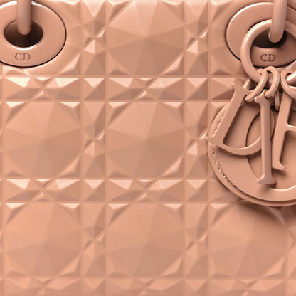 Christian Dior Calfskin Cannage Diamond Medium Lady D-Joy Rose Des Vents 8 of 10