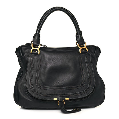 Chloe Calfskin Medium Marcie Satchel Black 1 of 14