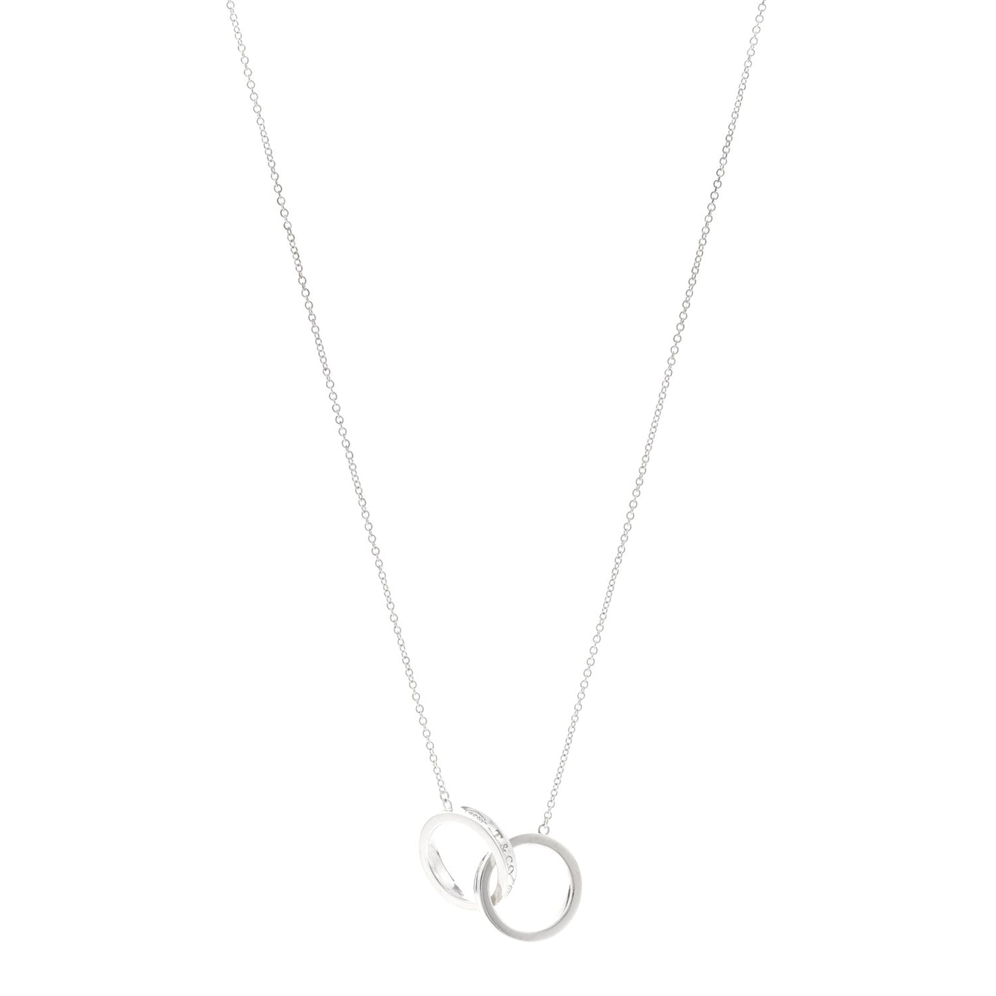 Sterling Silver 1837 Interlocking Circles Pendant Necklace