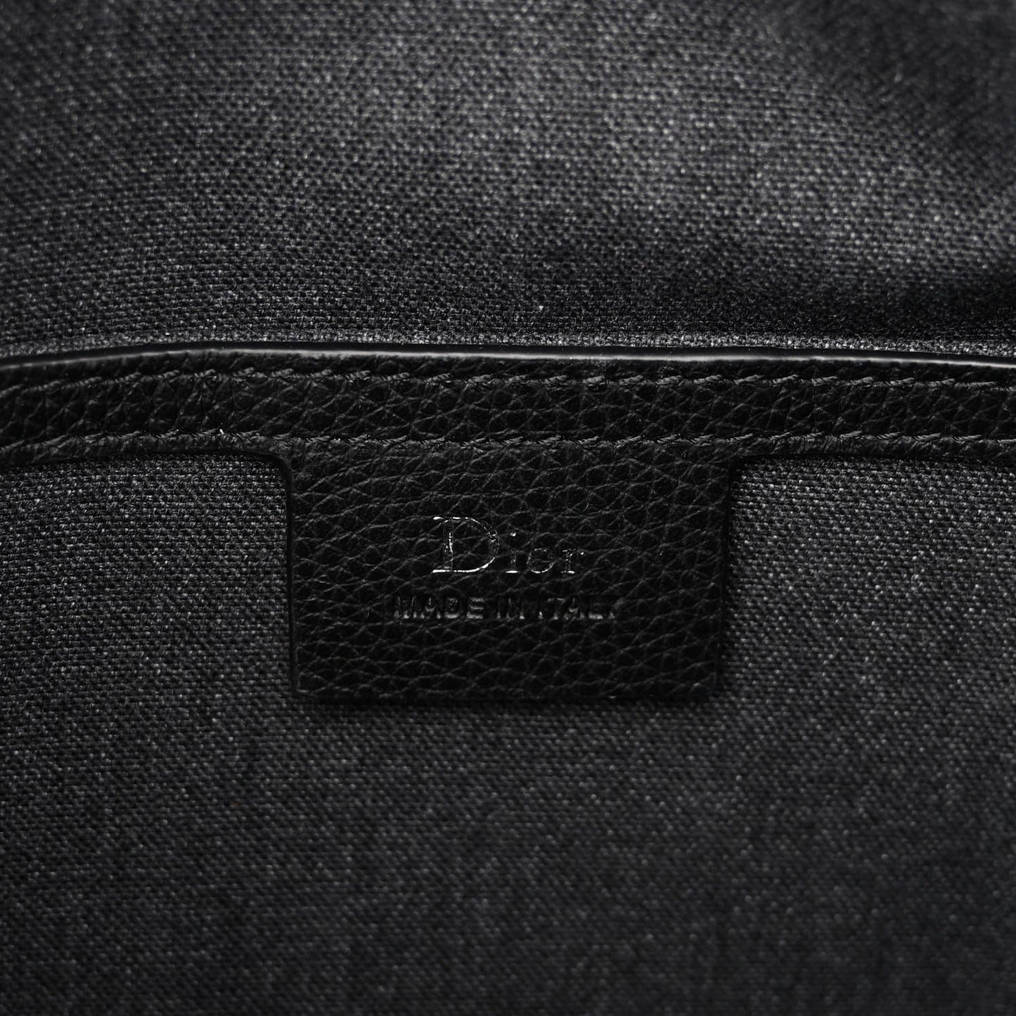 Calfskin Nylon Backpack Black