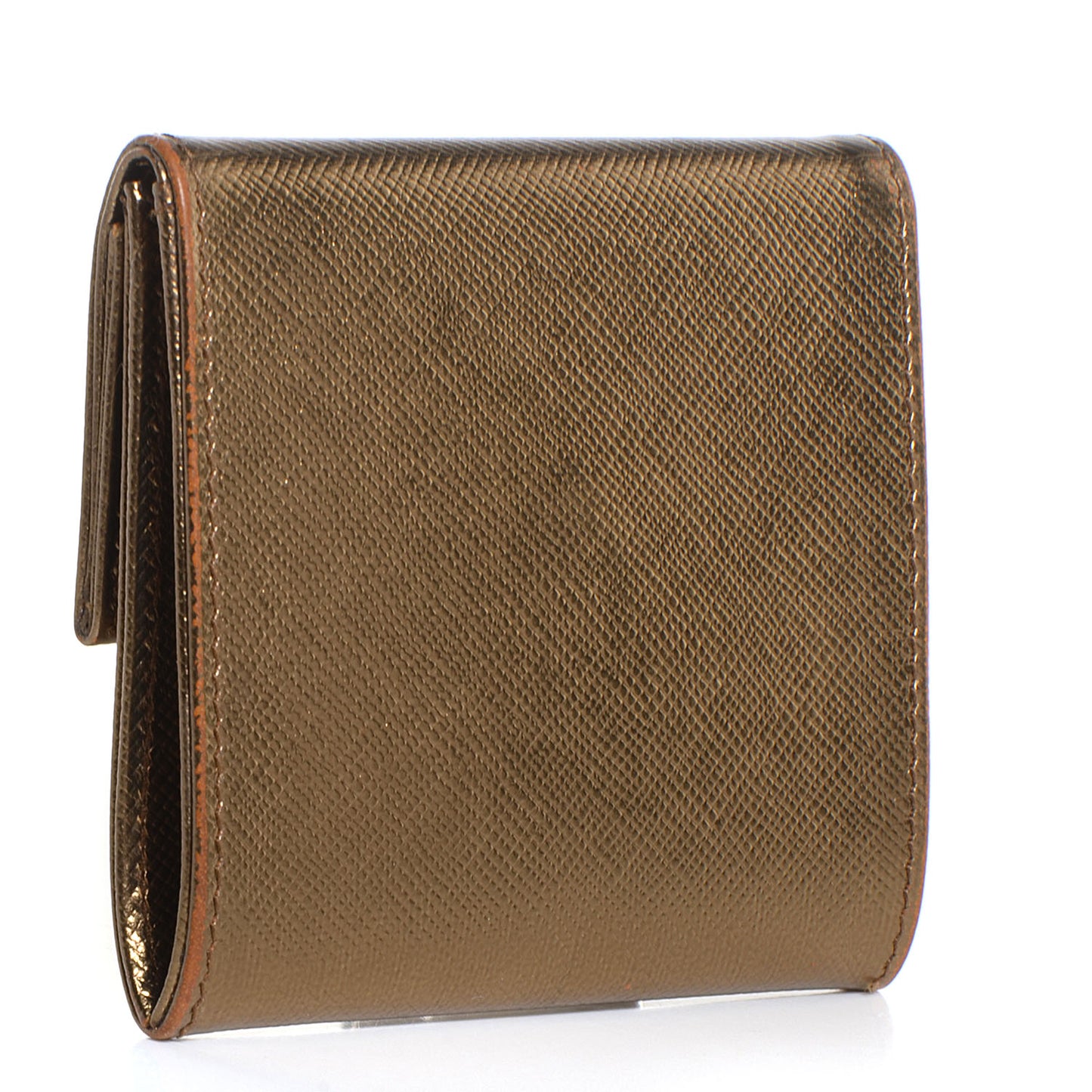 Saffiano Coin Purse Bronzo