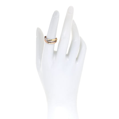 Cartier 18K Pink Yellow White Gold Small Trinity Ring 54 7 2 of 4