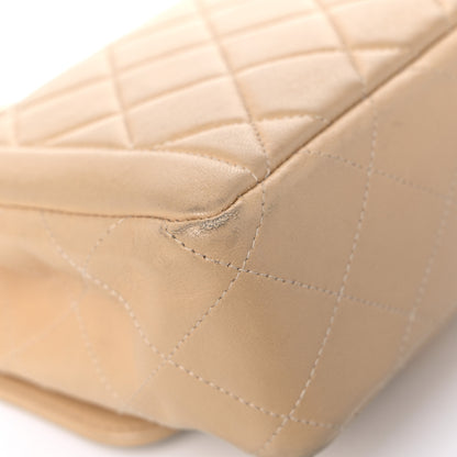 Chanel Lambskin Quilted Mini Square Flap Beige 10 of 26