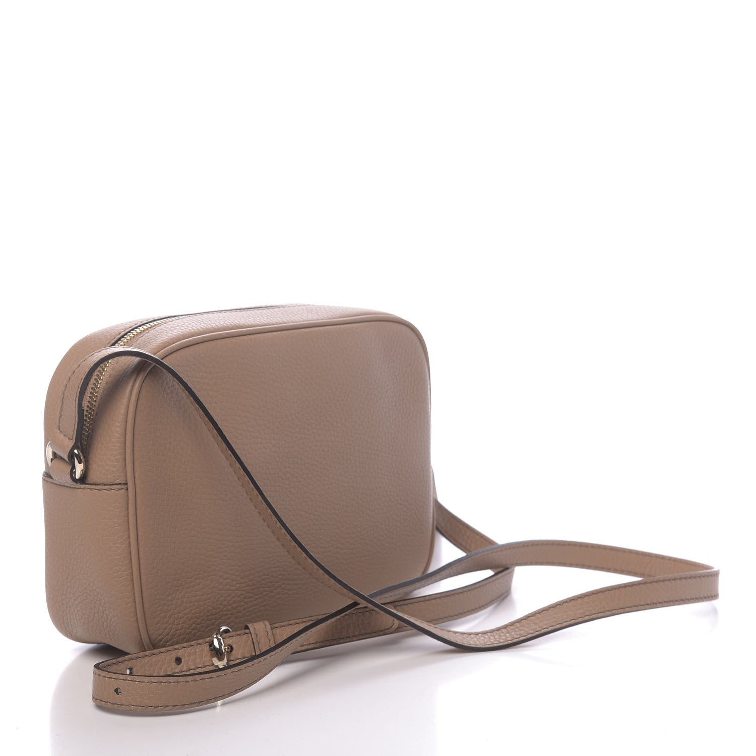Gucci Pebbled Calfskin Small Soho Disco Bag Camelia 3 of 10