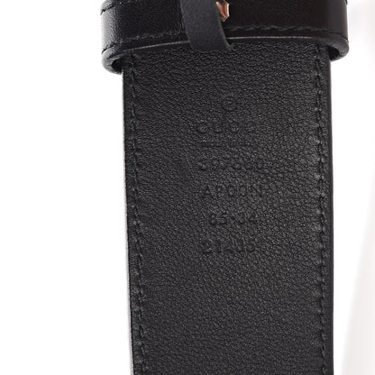 Gucci Moon Calfskin Nickel Double G 40mm Belt 85 34 Black 5 of 5