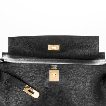 Hermes Ardennes Kelly Retourne 40 Black 16 of 21