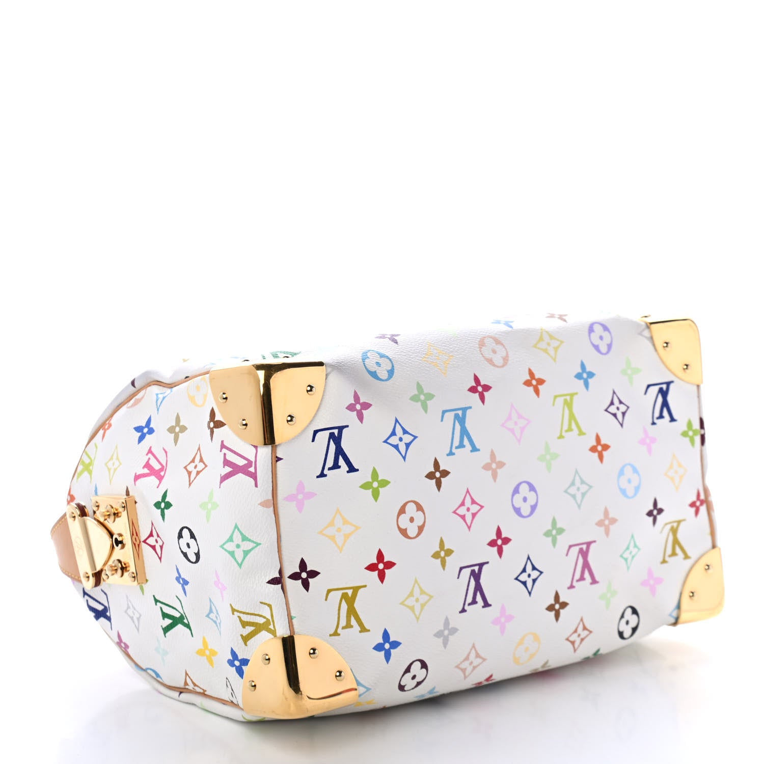 Louis Vuitton Monogram Multicolor Speedy 30 White 3 of 5