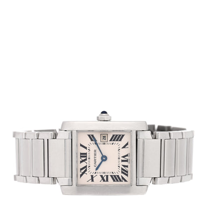 Cartier Stainless Steel 25mm Tank Francaise Quartz Watch 2 of 4