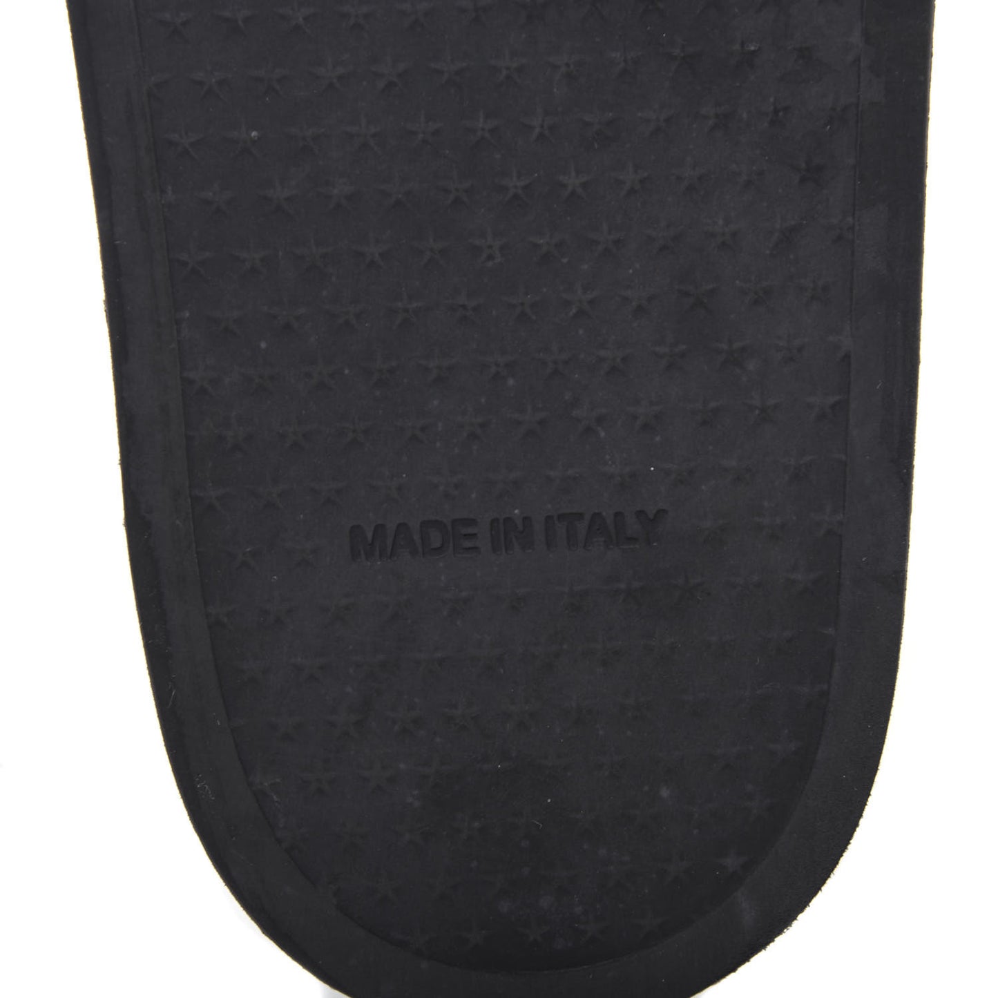 Rubber Logo Pool Slide Sandals 41 Black