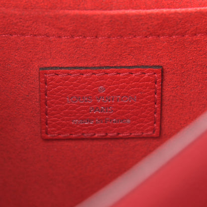 Louis Vuitton Soft Calfskin Mylockme Chain Bag BB Rubis 6 of 13
