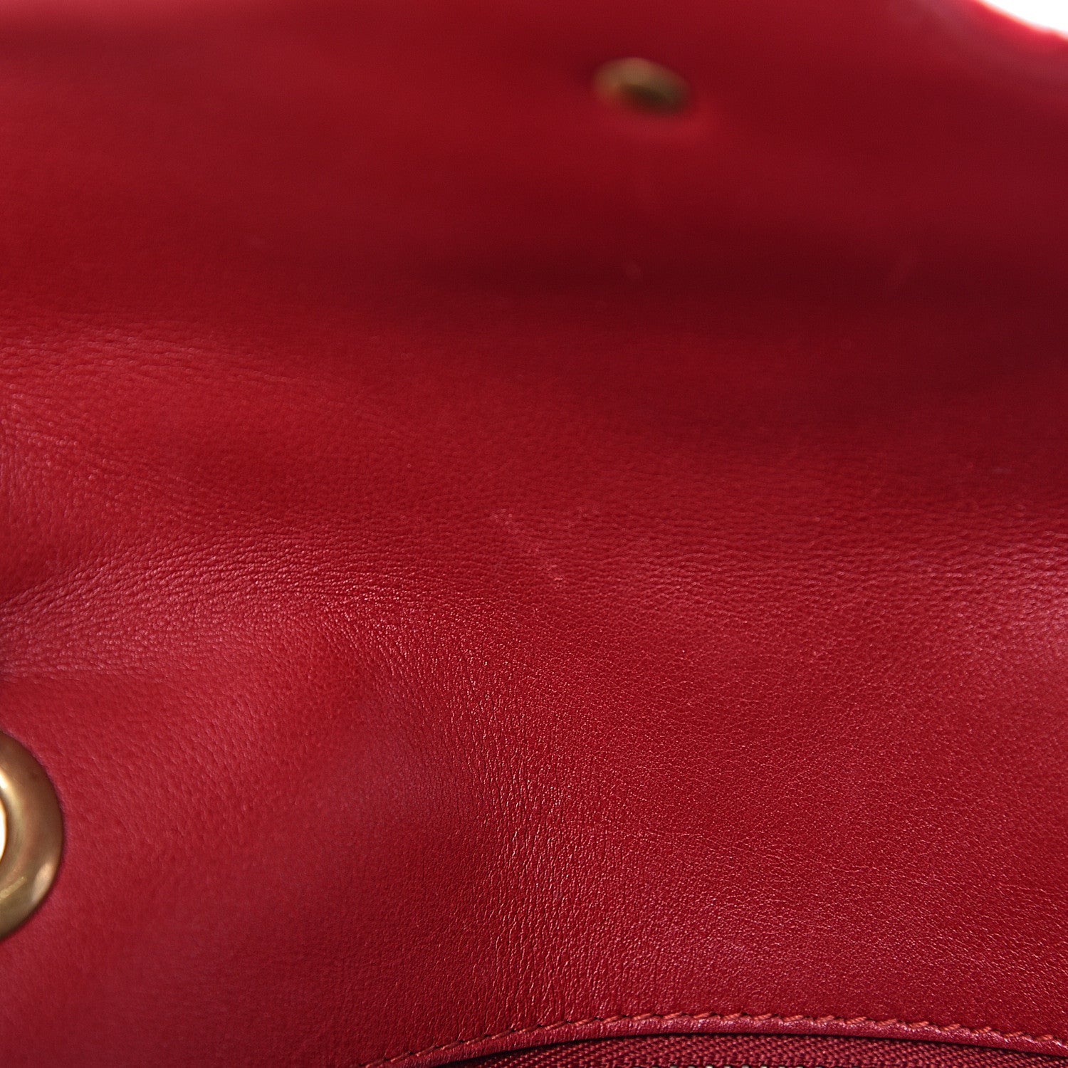 Gucci Velvet Matelasse Small GG Marmont Shoulder Bag Hibiscus Red 8 of 12
