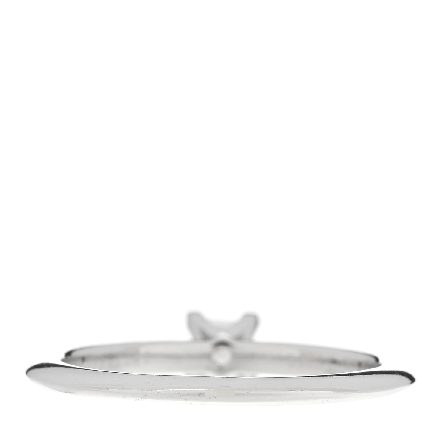 Platinum Diamond .21ct Solitaire Lucida Engagement Ring 53 6.25