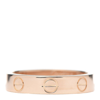 Cartier 18K Pink Gold 3.5mm LOVE Wedding Band Ring 47 4 1 of 4