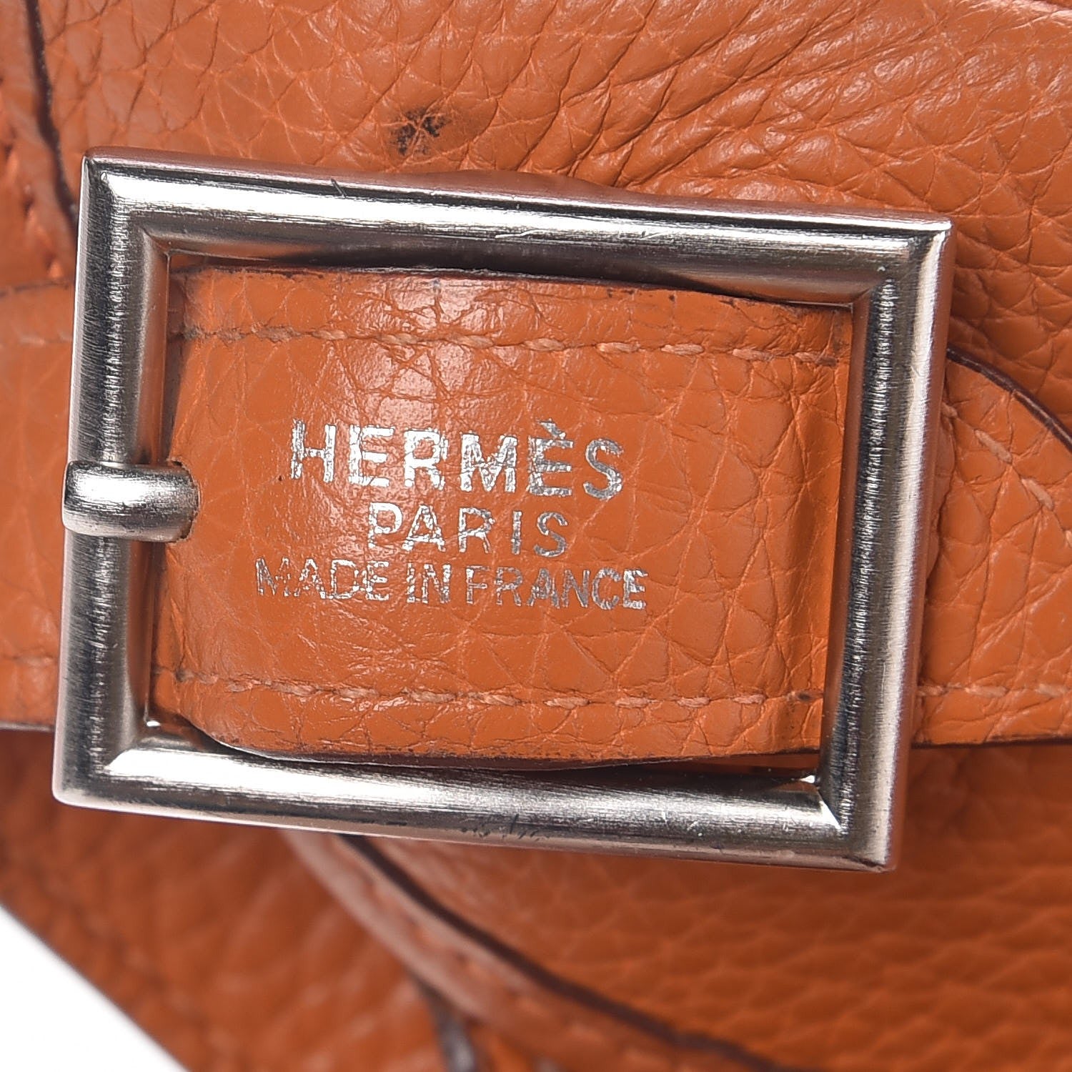 Hermes Taurillon Clemence Massai PM Orange 9 of 18