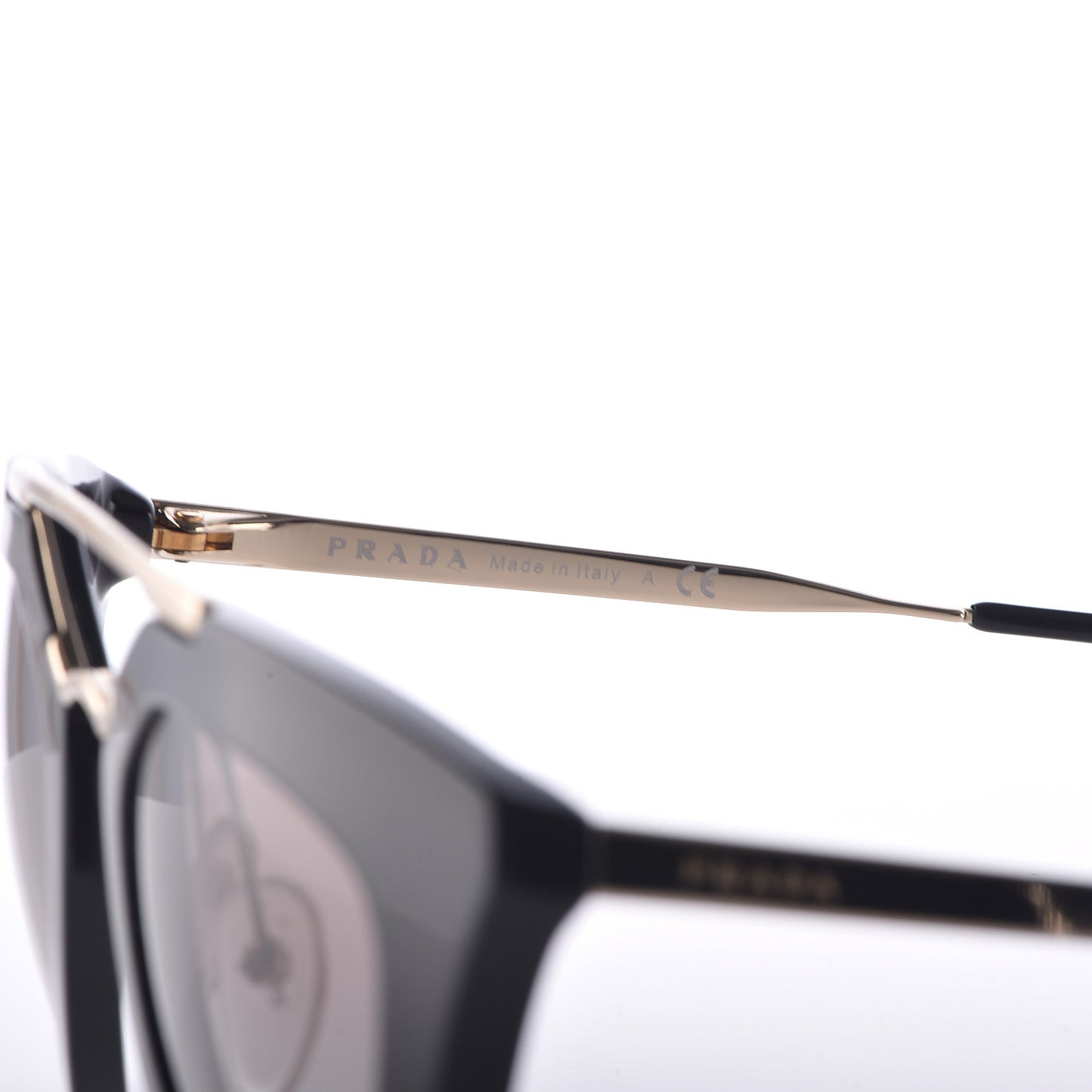 Acetate Cinema Sunglasses SPR 09Q Black