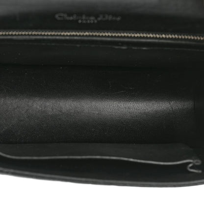 Christian Dior Calfskin Crocodile Embossed Small Diorama Flap Bag Black 20 of 20