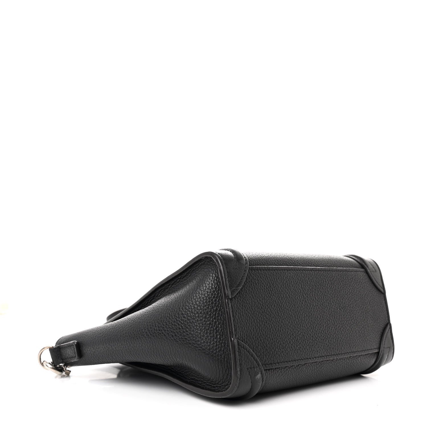 Celine Drummed Calfskin Nano Luggage Black 4 of 13
