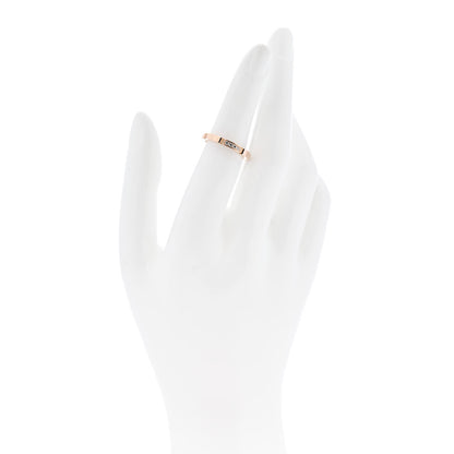 Cartier 18K Pink Gold Diamond Maillon Panthere Wedding Band Ring 51 5.75 2 of 4