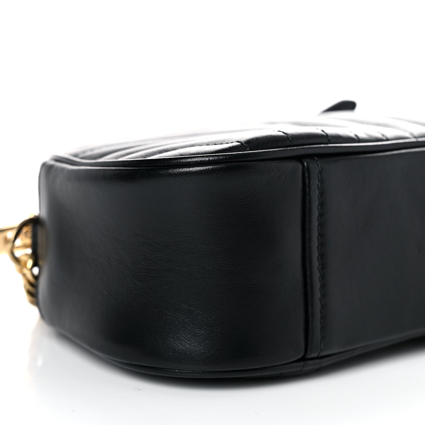 Soft Calfskin Impunture Diagramme Dome Crossbody Bag Black