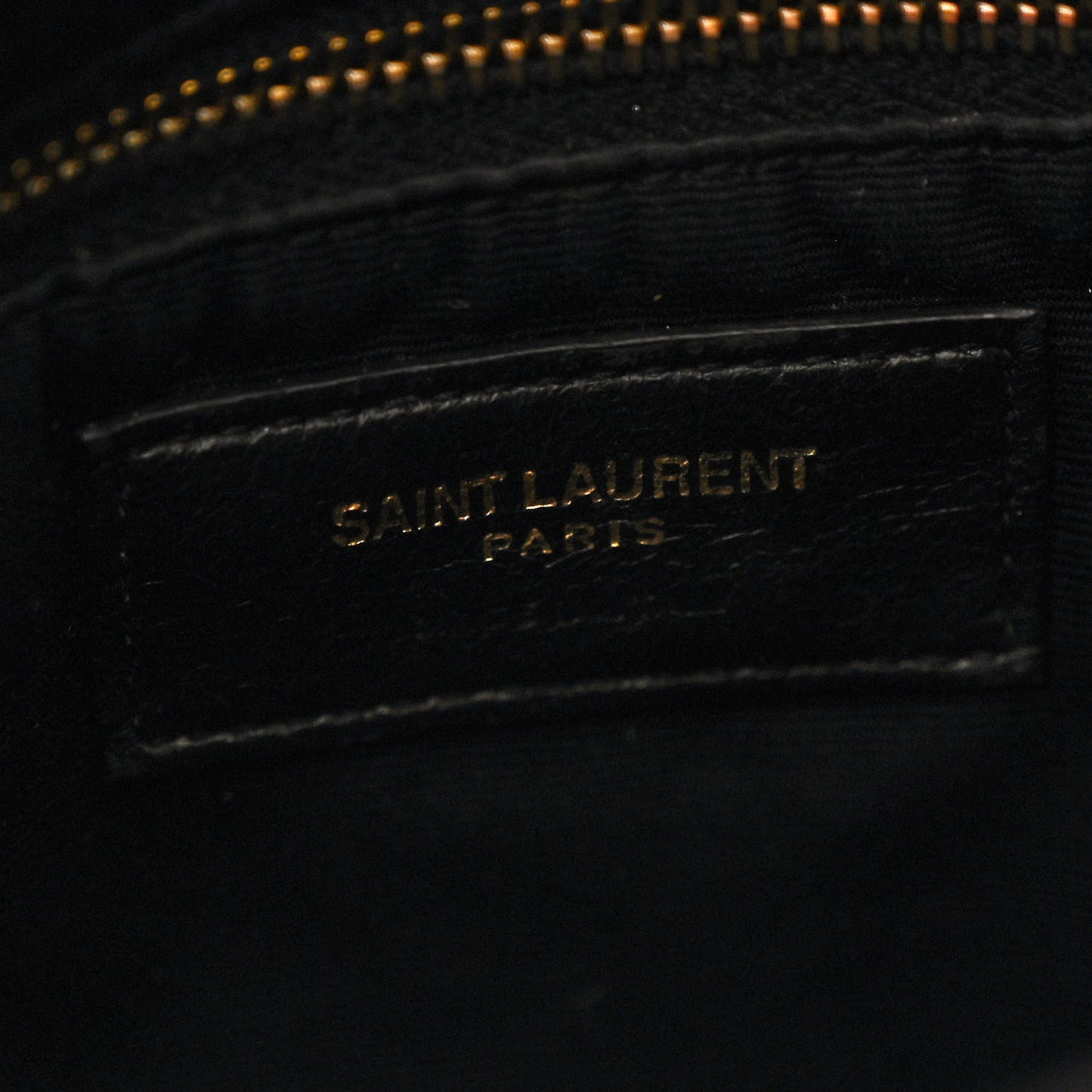 Lambskin Quilted Small Loulou Puffer Monogram Chain Satchel Black