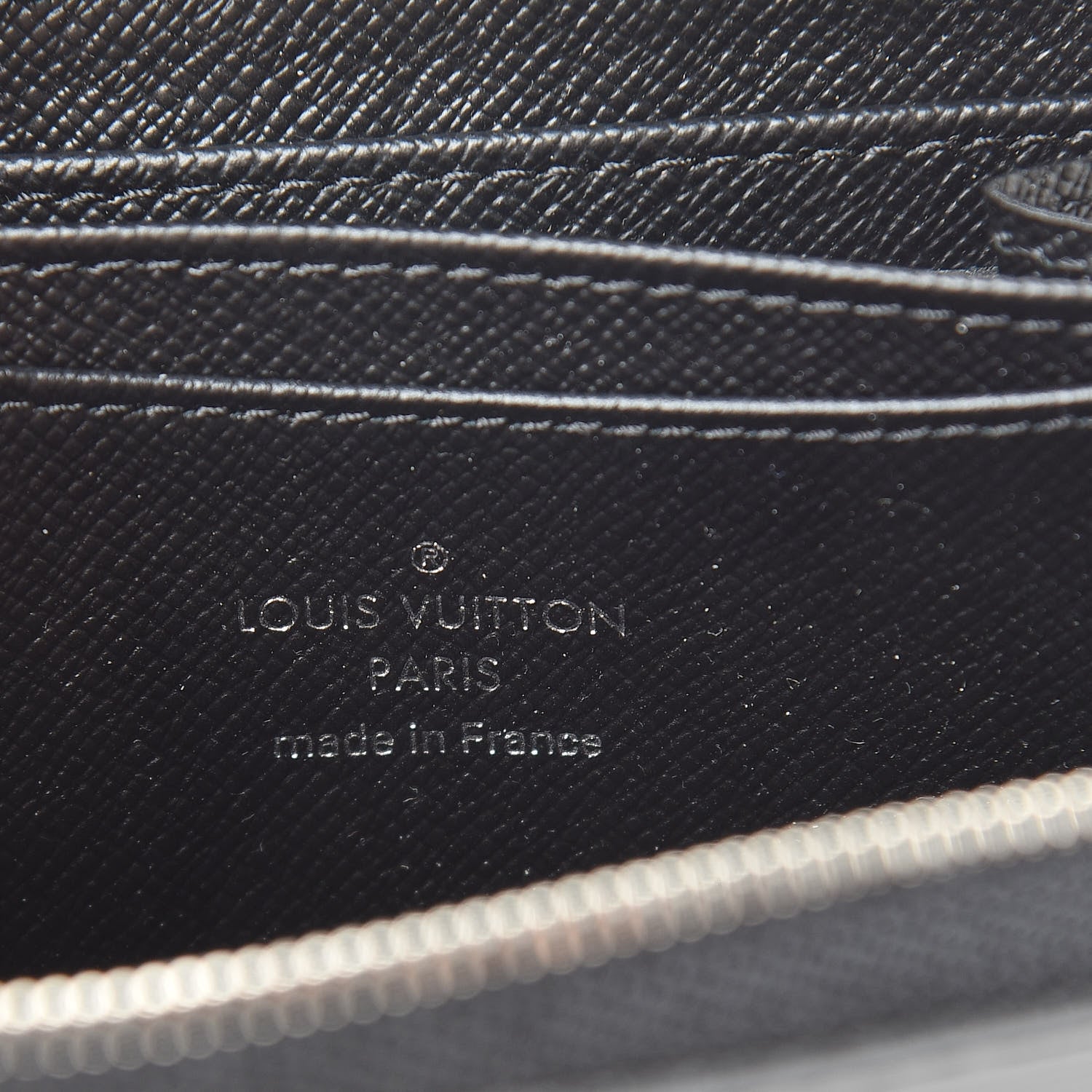 Louis Vuitton Epi Zippy Coin Purse Black 6 of 8