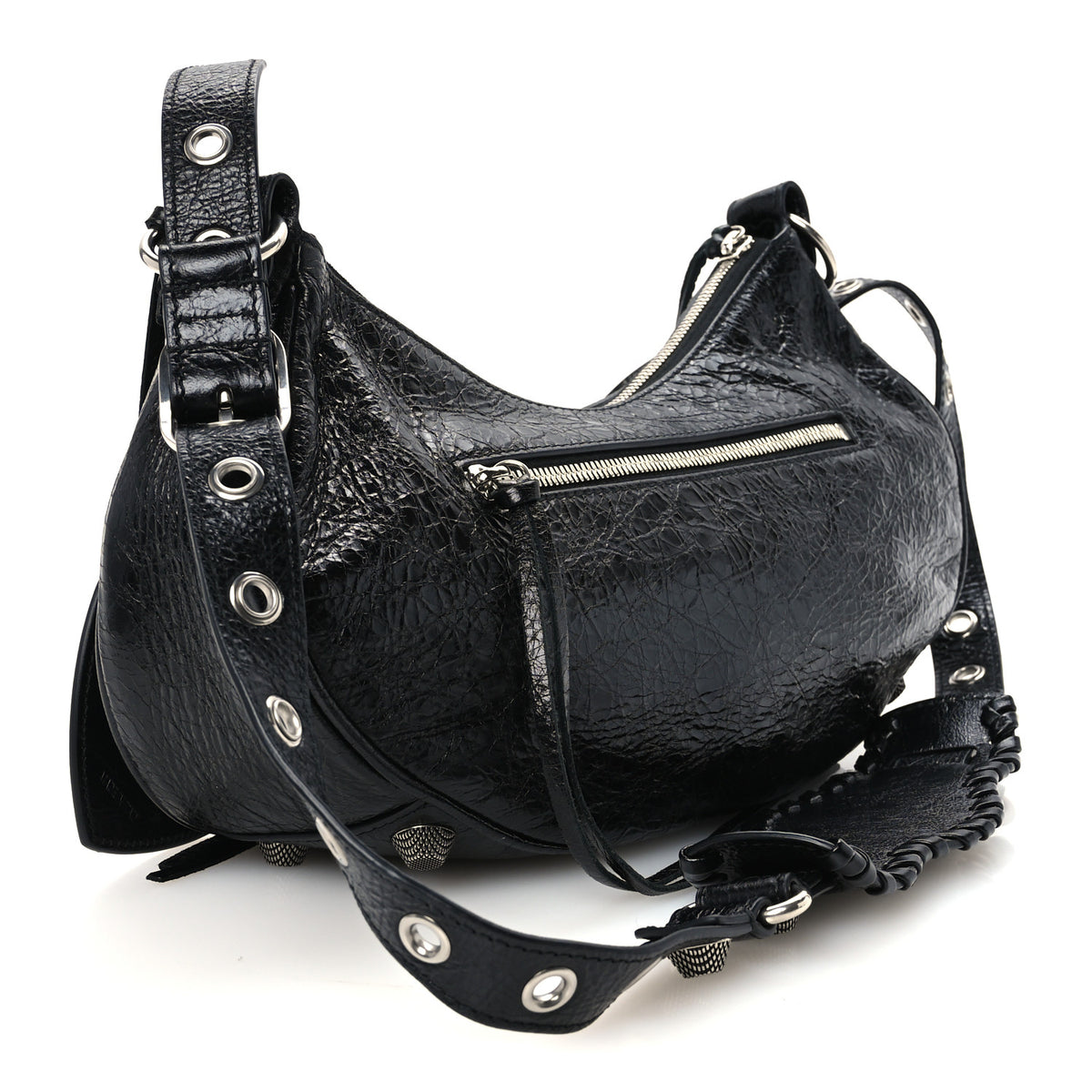 Balenciaga Agneau Arena Small Le Cagole Shoulder Bag Black 4 of 11