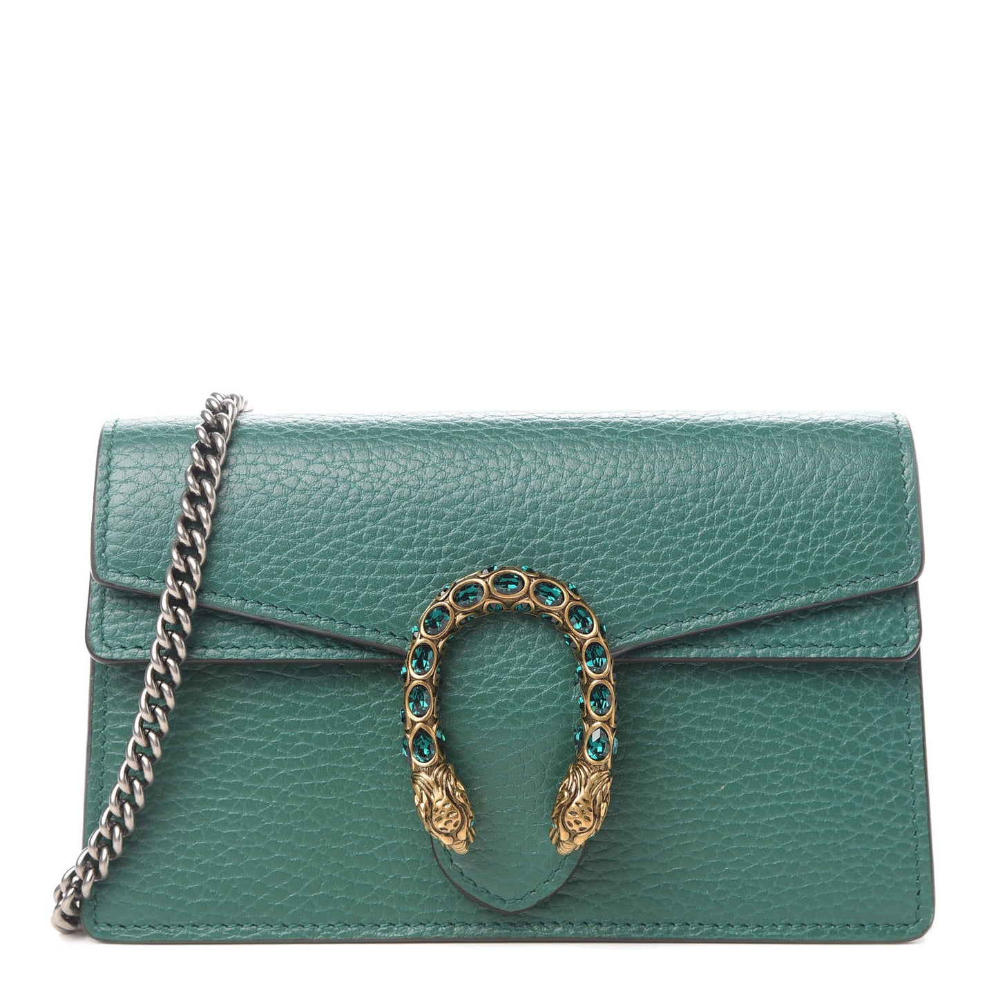 Calfskin Super Mini Dionysus Shoulder Bag Emerald