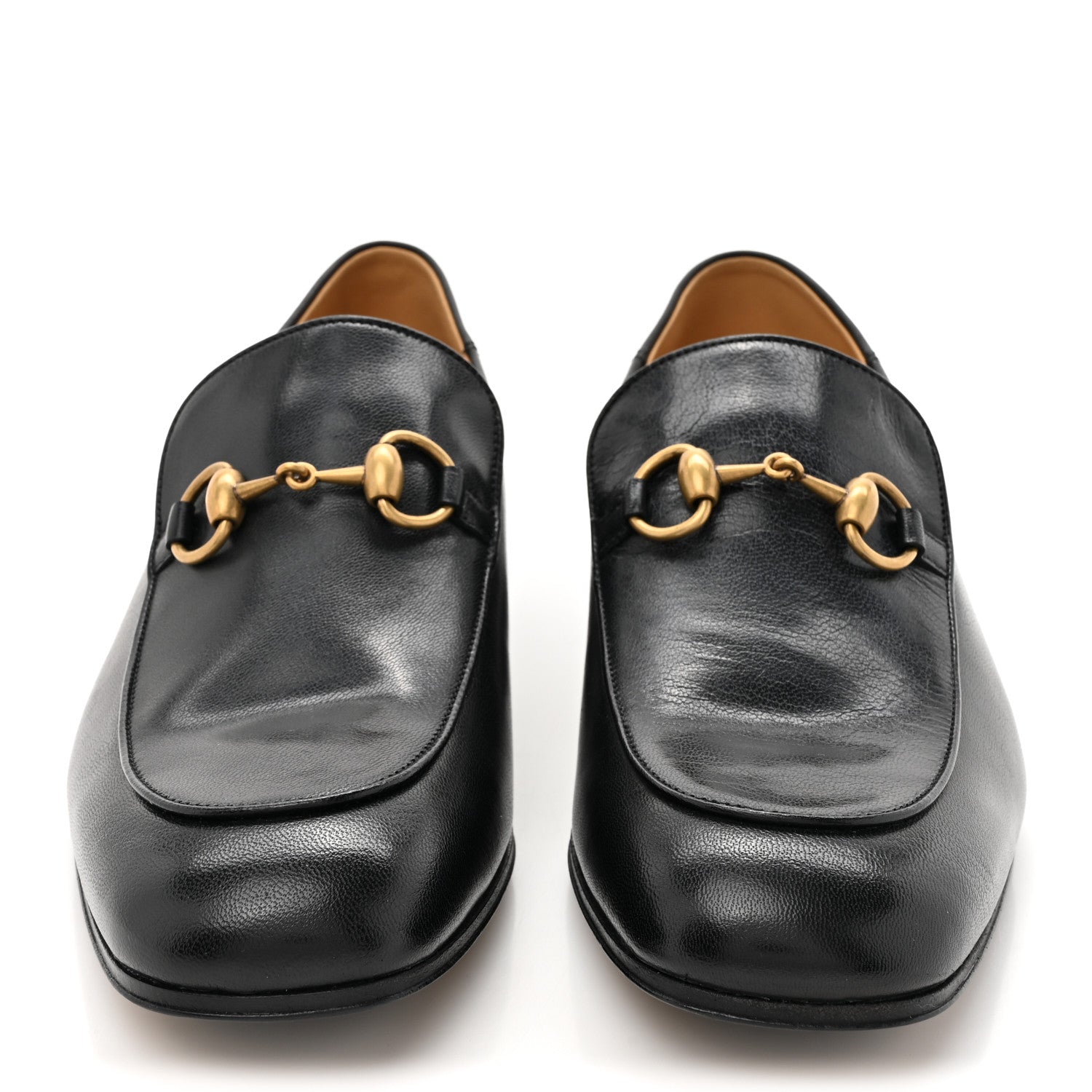 Gucci Goatskin Mens Horsebit Loafers 7 Black 3 of 9
