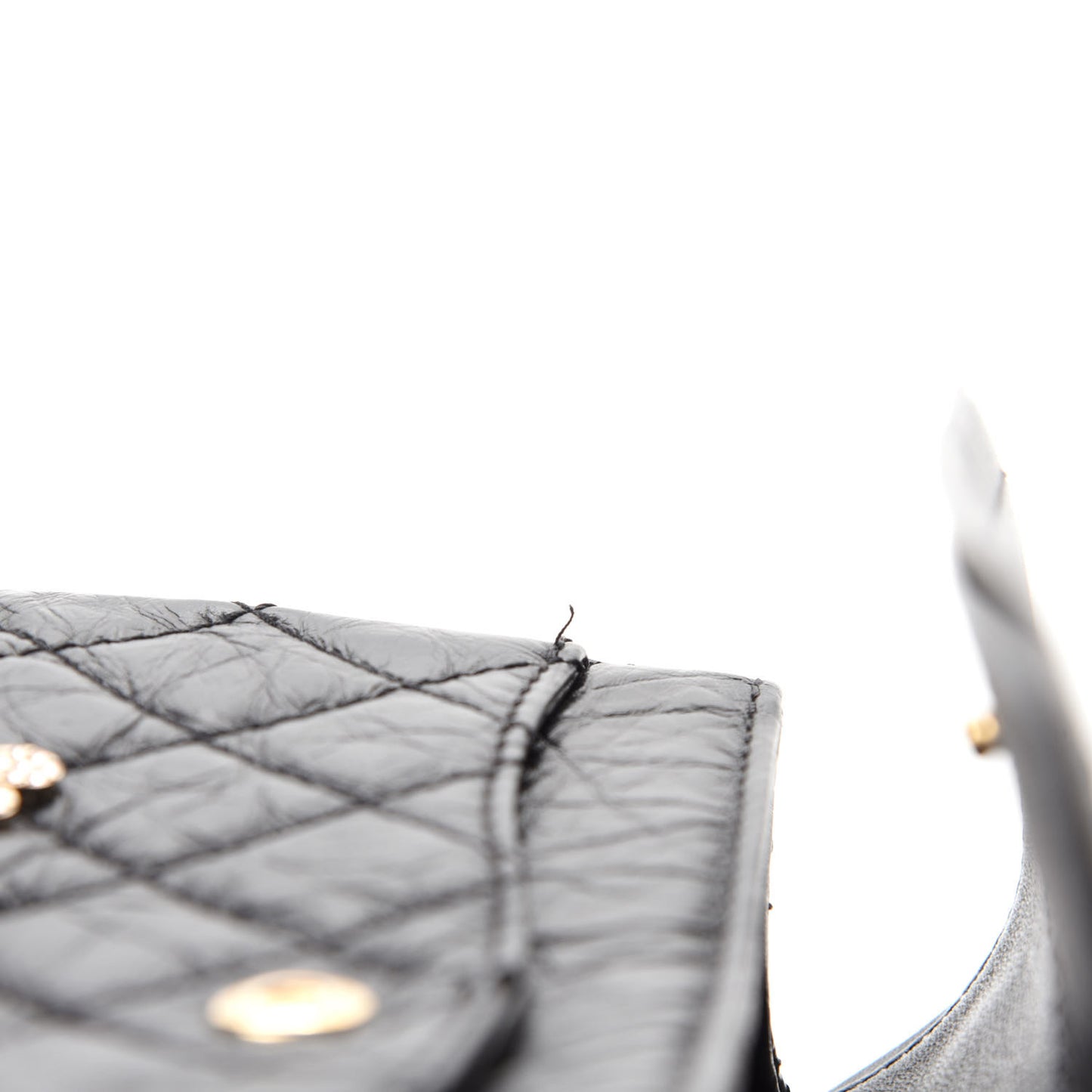 Aged Calfskin Casino 2.55 Reissue 224 Flap Black