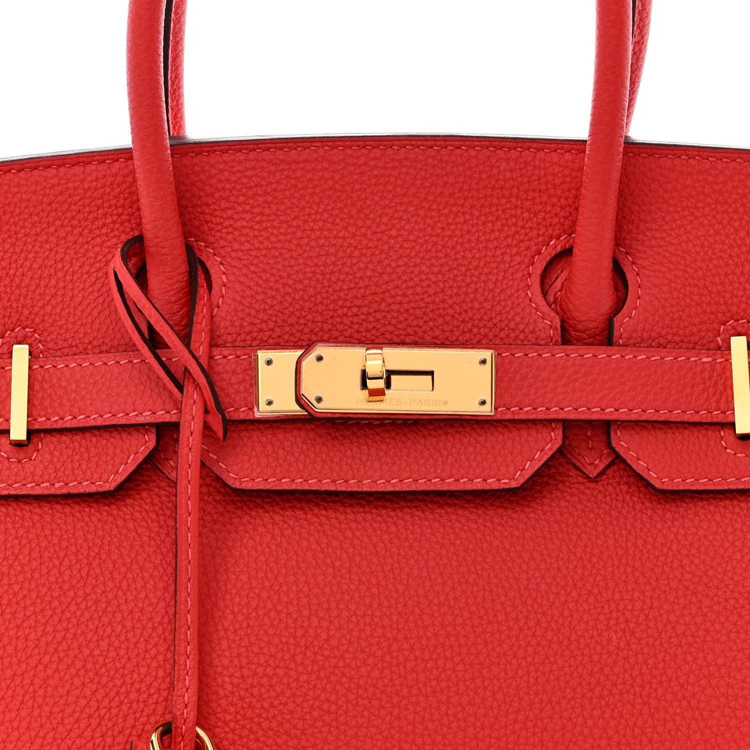 Hermes Togo Birkin 30 Rouge Pivoine 9 of 11