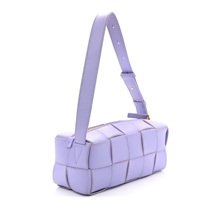 Bottega Veneta Lambskin Maxi Intrecciato Small Brick Cassette Bag Wisteria 3 of 11