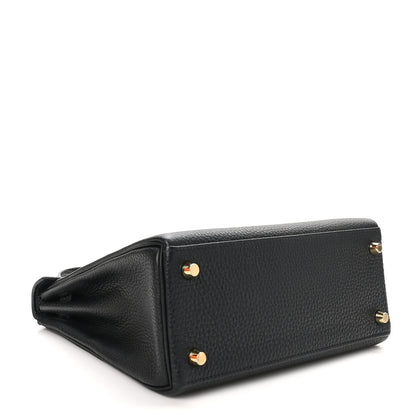 Hermes Togo Lizard Kelly Retourne Touch 25 Black 4 of 11