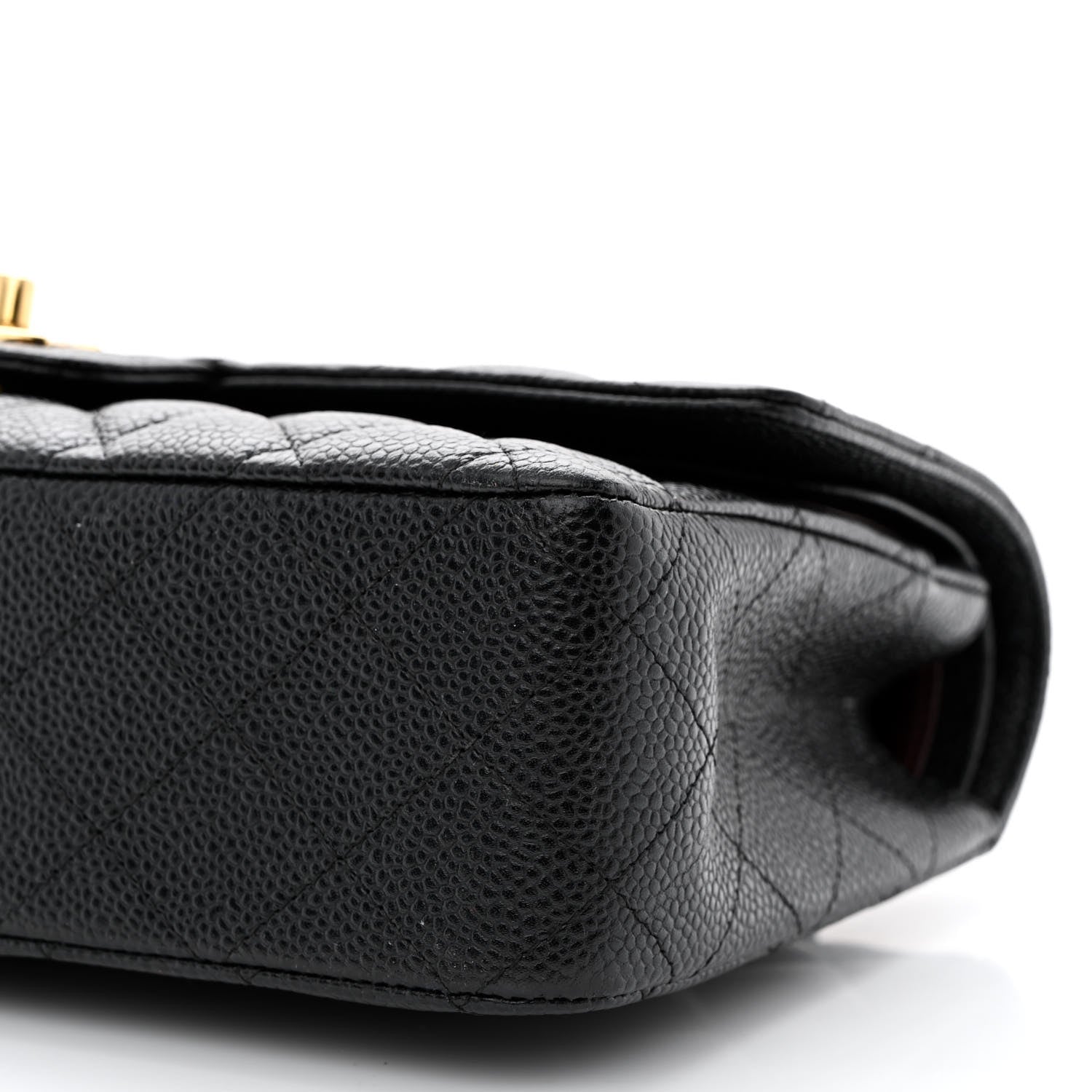 Chanel Caviar Quilted Medium Double Flap Black 10 of 12