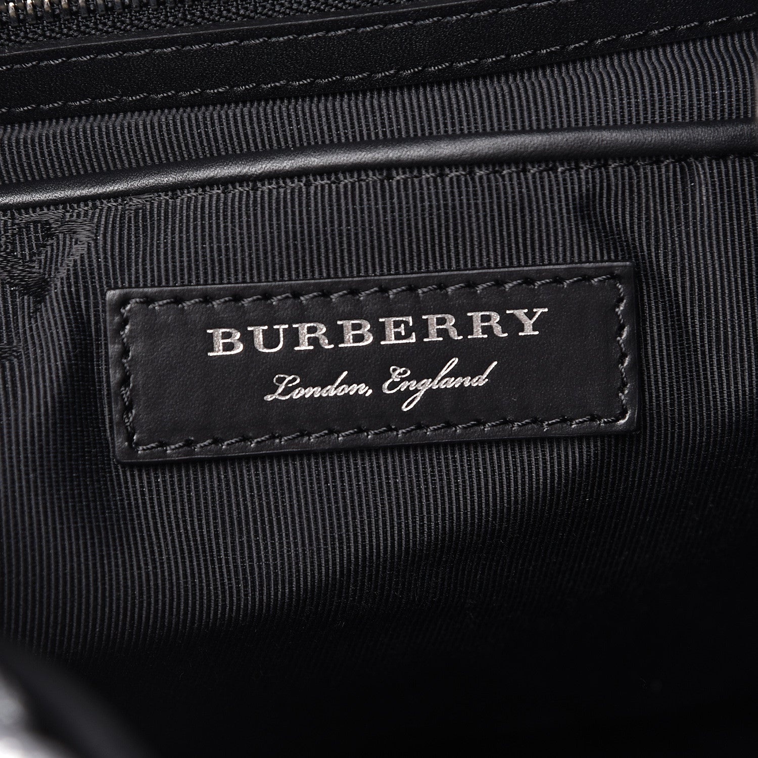 Burberry Metallic Deerskin Medium Rucksack Backpack Silver 6 of 9