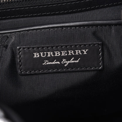 Burberry Metallic Deerskin Medium Rucksack Backpack Silver 6 of 9