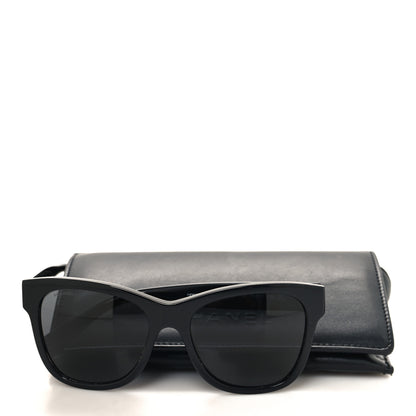 Chanel Acetate Polarized Square CC Sunglasses 5380 Black 7 of 7