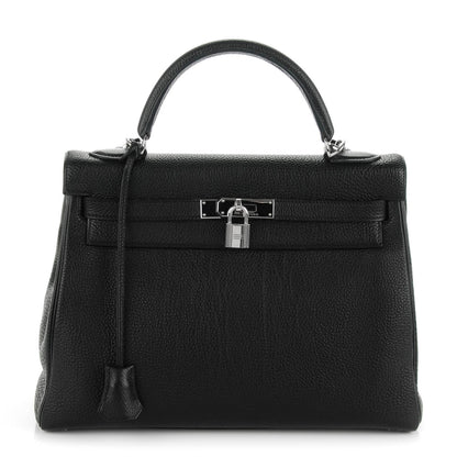 Hermes Togo Kelly Retourne 32 Black 1 of 24