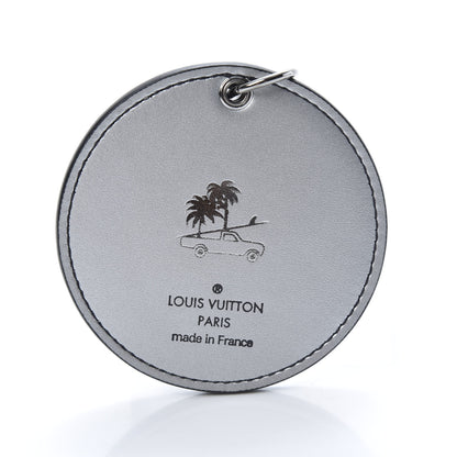 Louis Vuitton Metallic Monogram LV Bag Charm Key Holder Silver 4 of 4