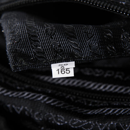 Prada Nylon Vela Medium Backpack Black 8 of 10