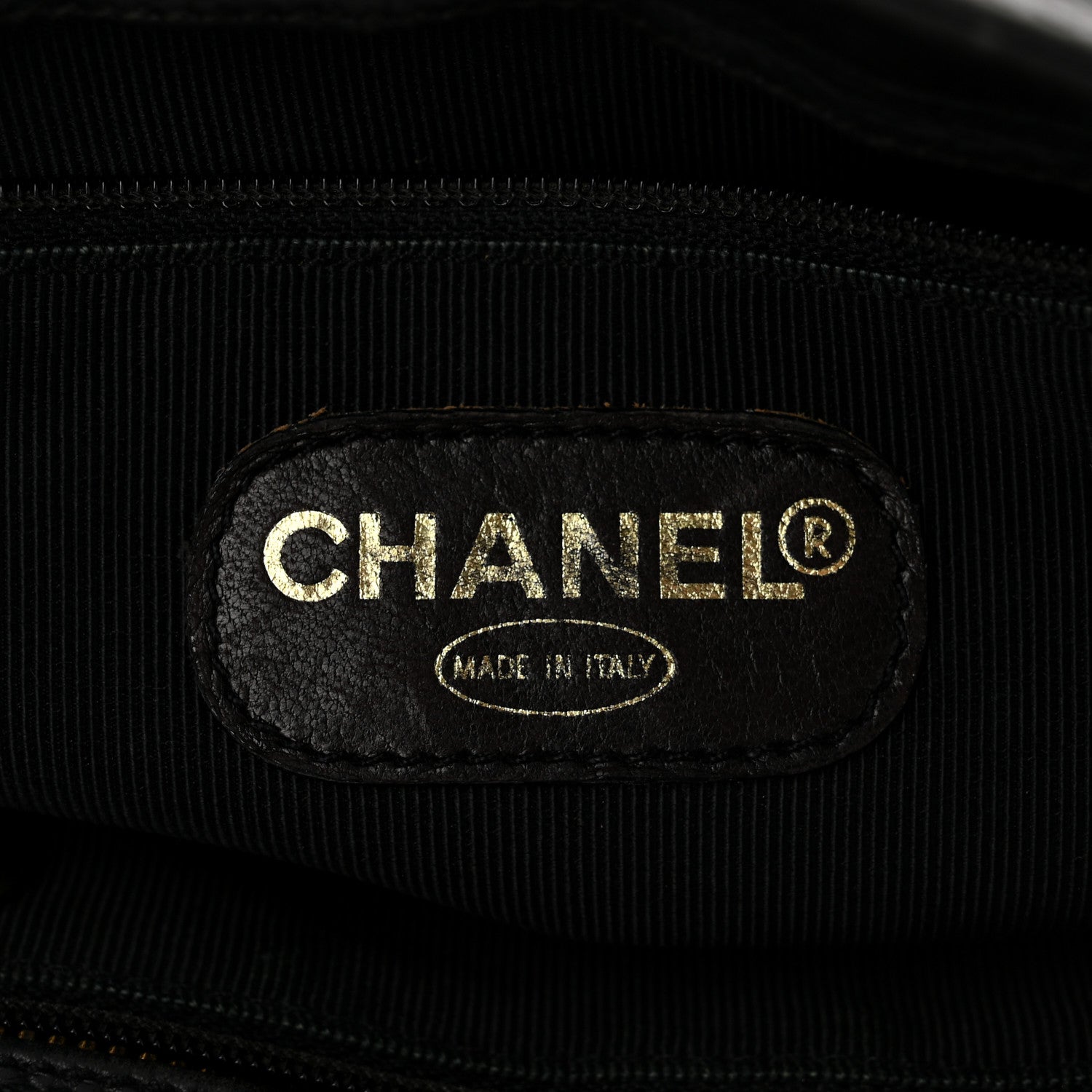 Chanel Caviar CC Shoulder Bag Black 6 of 10