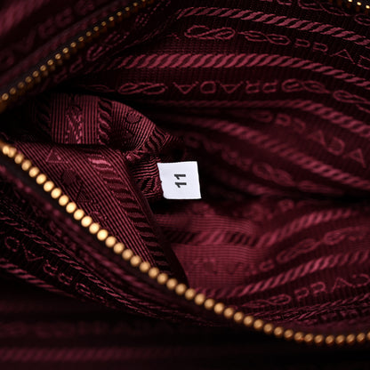 Prada Shiny Nappa Medium Bonnie Shoulder Bag Bordeaux 6 of 10