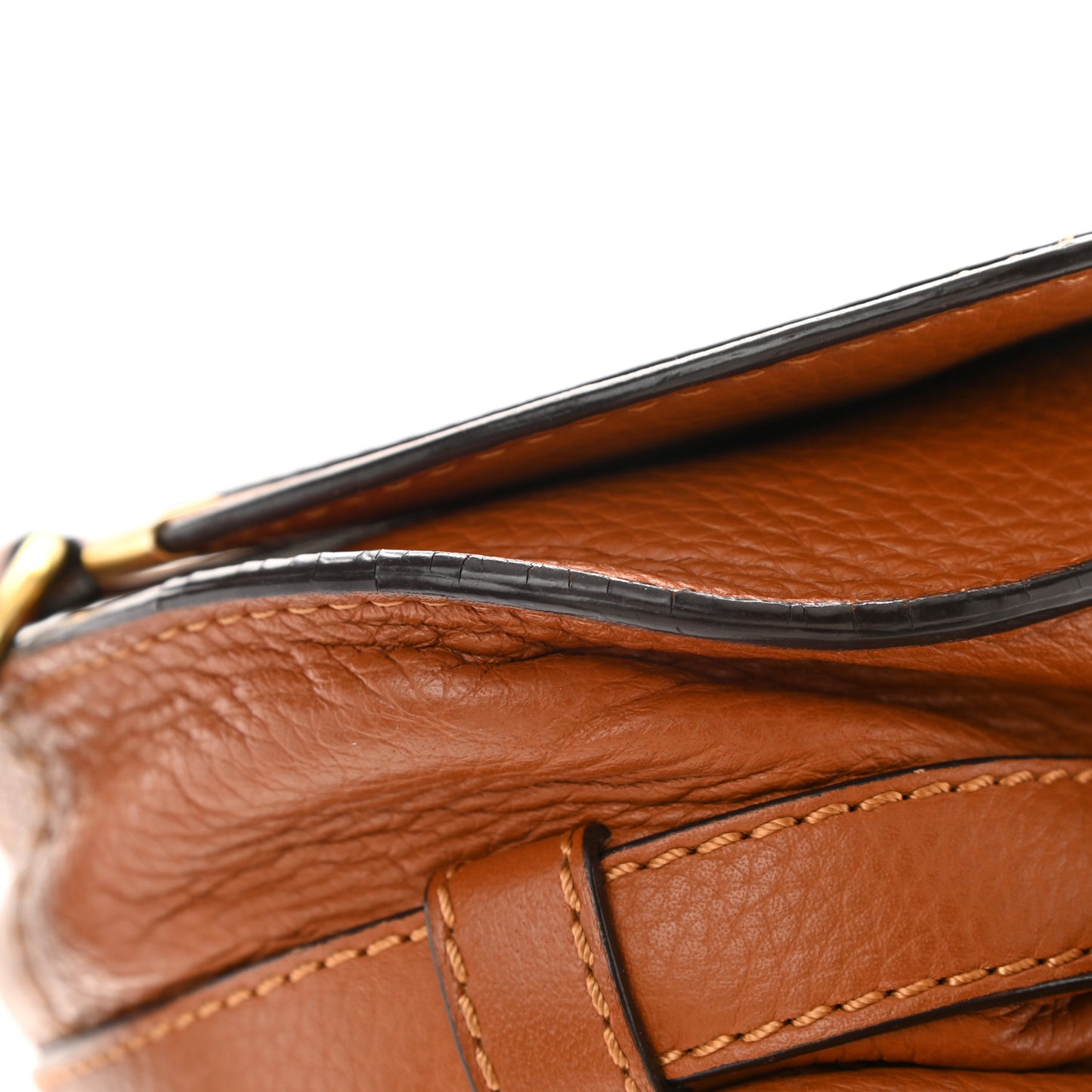 Calfskin Mini Marcie Round Crossbody Bag Nut