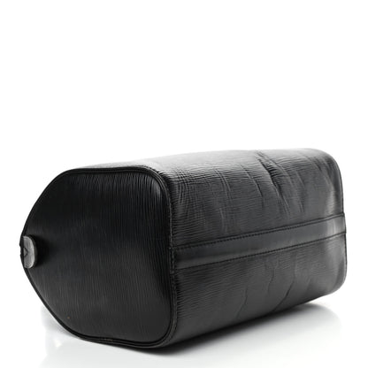 Louis Vuitton Epi Speedy 25 Black 3 of 8