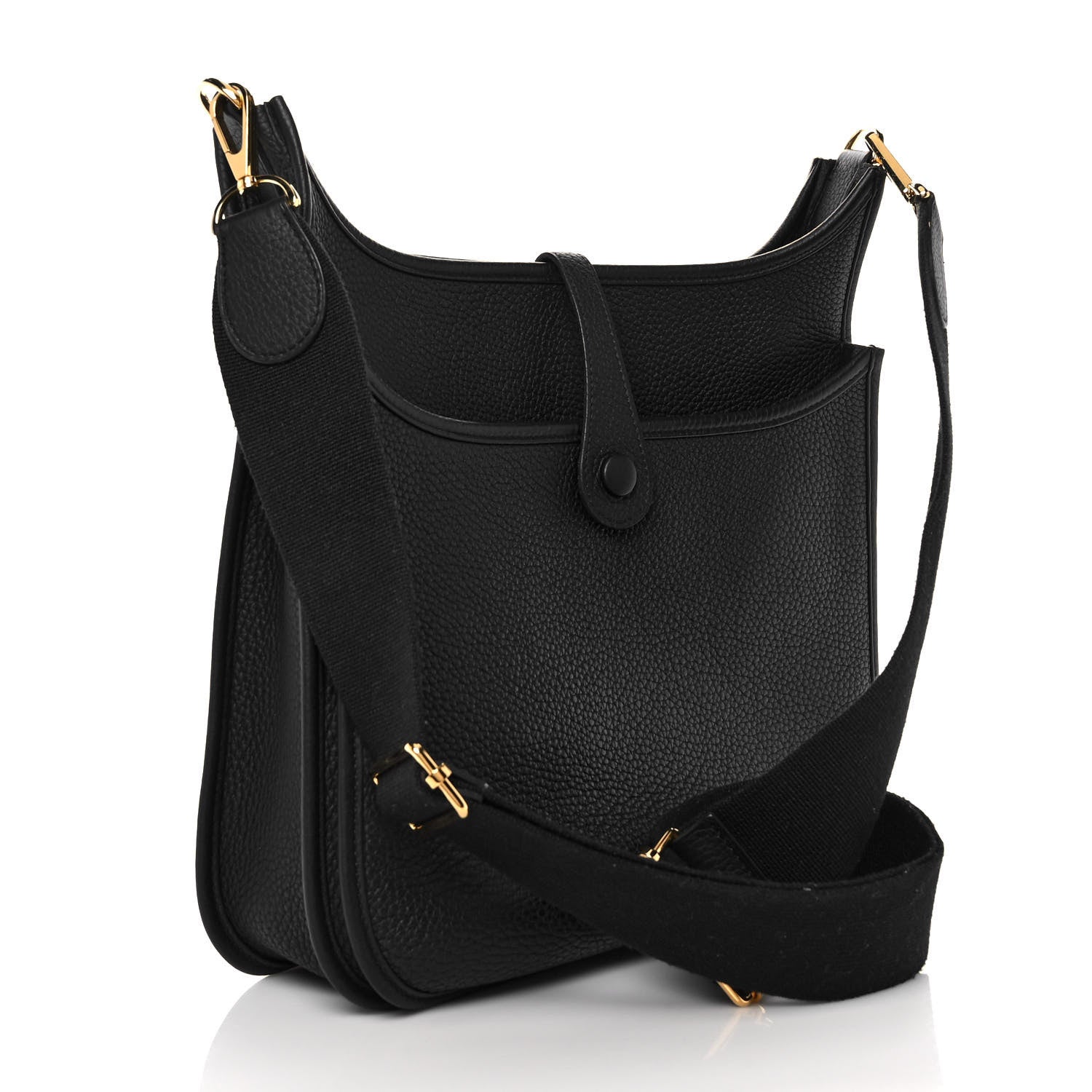 Hermes Taurillon Clemence Evelyne III PM Black 3 of 8
