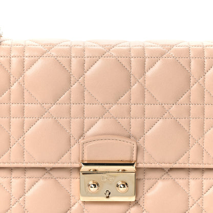 Christian Dior Lambskin Cannage Miss Dior Promenade Pouch Beige 8 of 10