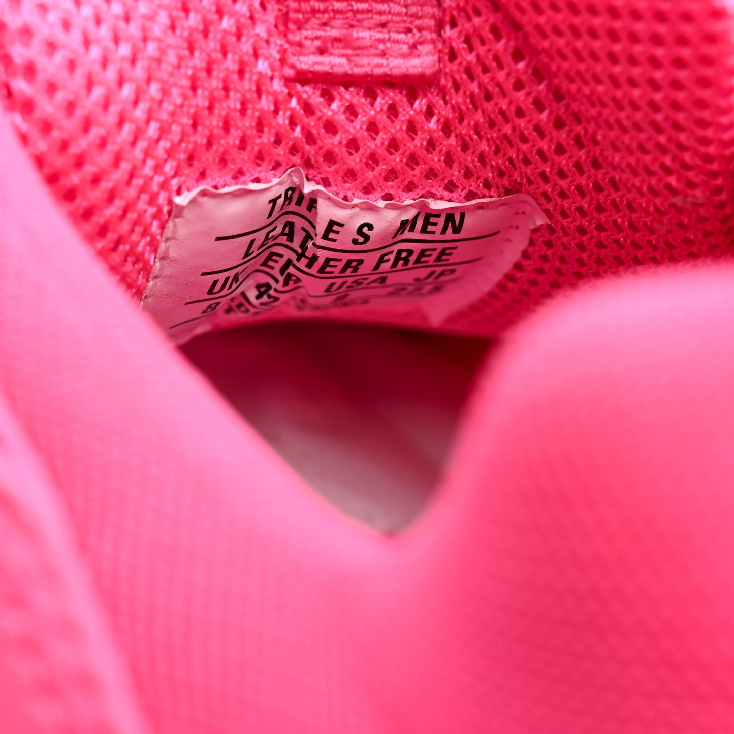 Fabric Mesh Mens Triple S Sneakers 42 Fluo Pink