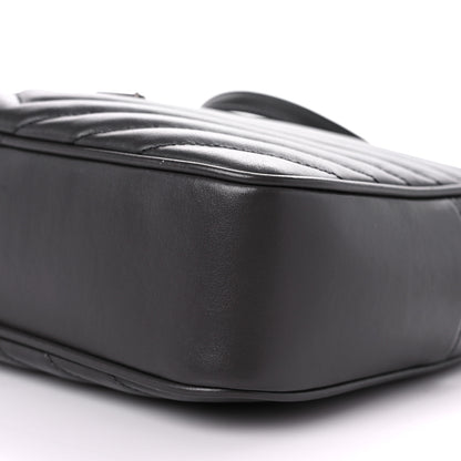 Saint Laurent Calfskin Matelasse Monogram Lou Camera Bag 9 of 9