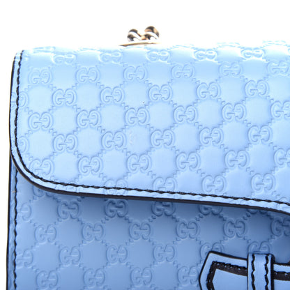 Gucci Microguccissima Medium Emily Chain Shoulder Bag Mineral Blue 11 of 11