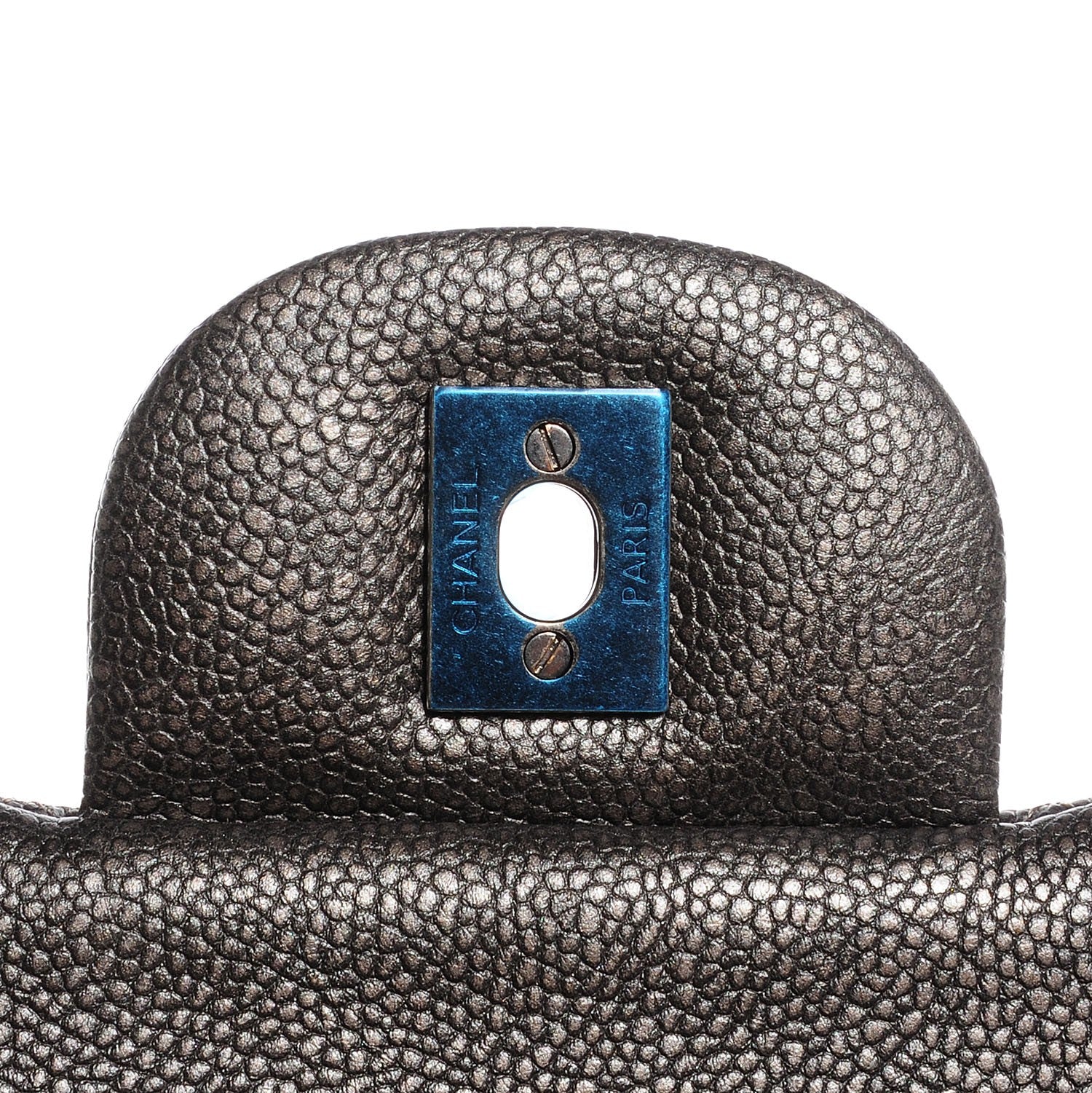 Chanel Caviar Jumbo Double Flap Dark Silver 8 of 9
